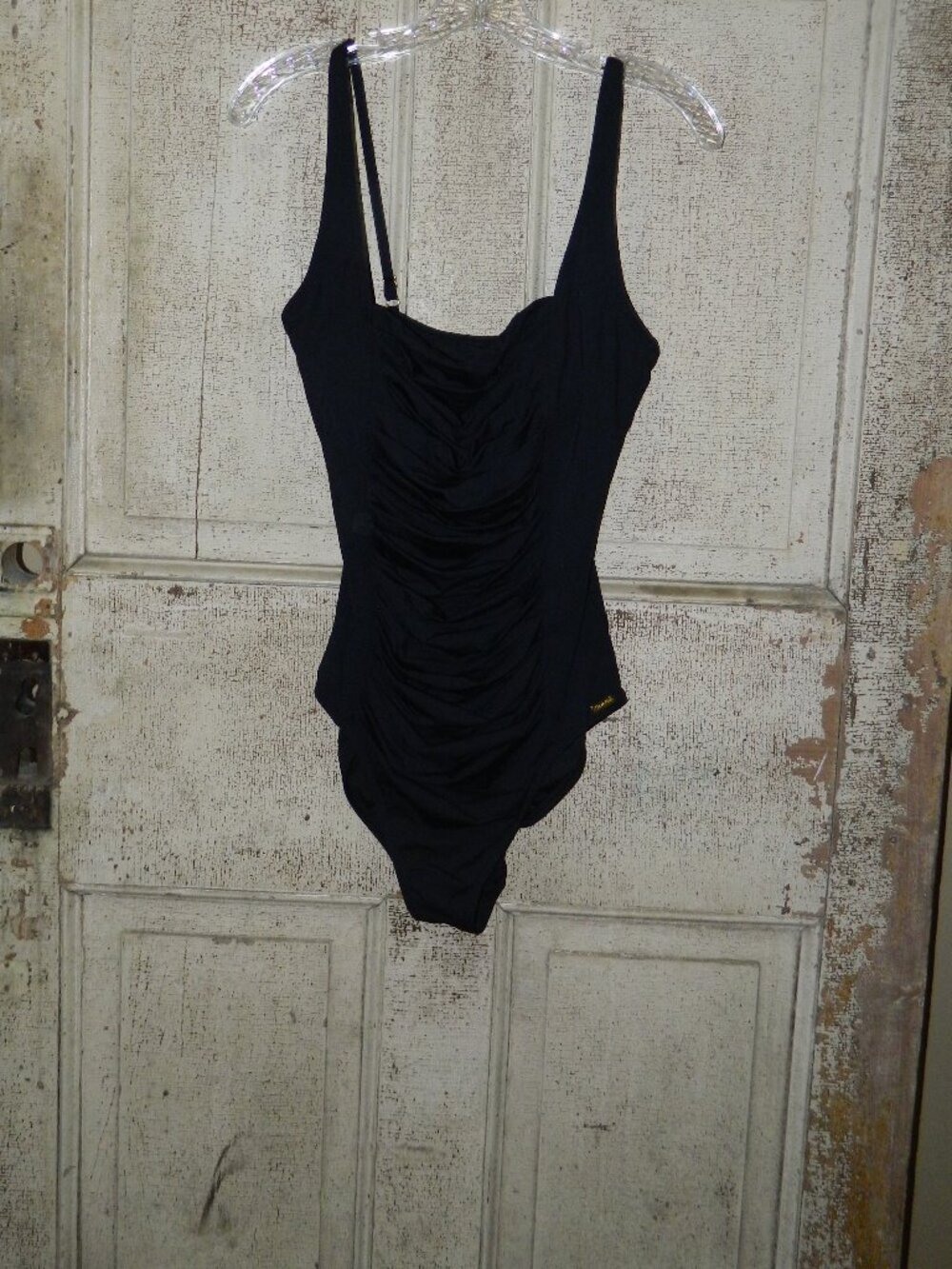 Calvin Klein Ruched Front One Pc Swimsuit Size 12 (U-2)